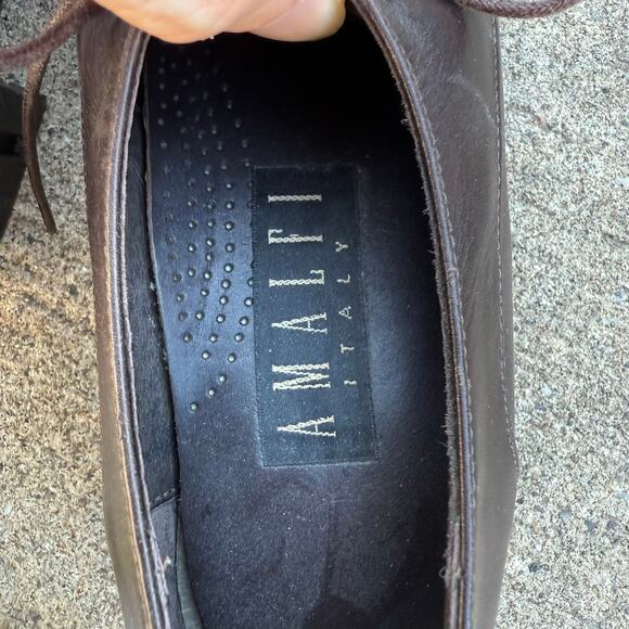 Amalfi by Rangoni Brown Leather Oxford Shoes - Size 7B - Picture 7 of 7